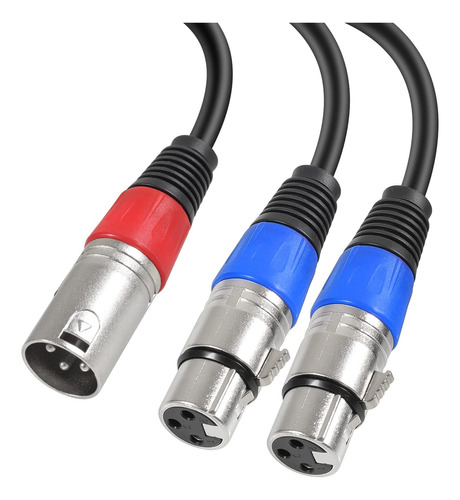 Xiuzen Cable Xlr Y-splitter Cable, Doble Hembra Xlr A Macho