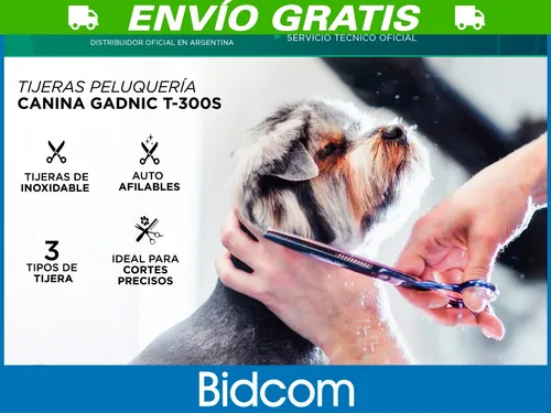 Peladora Caninca Gadnic + 3 Tijeras + Kit De Limpieza