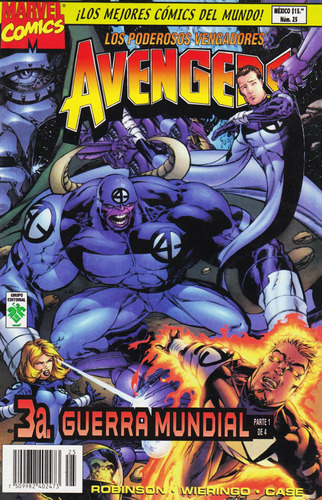 Comic Avengers 3a. Guerra Mundial 4 Tomos 