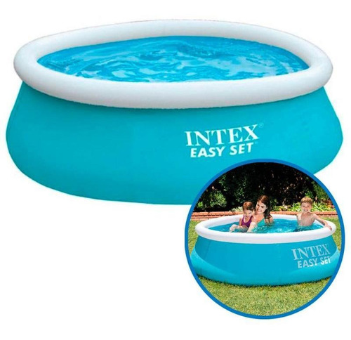 Piscina Inflável redonda Intex Easy Set 28101 de 183cm x 51cm 886L azul