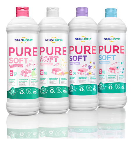 Suavizante De Ropa 1 Litro Stanhome Pure Soft White Comfort