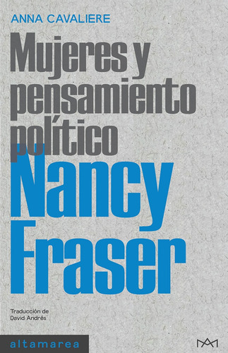 Nancy Fraser, De Anna Cavaliere. Editorial Altamarea, Tapa Blanda En Español