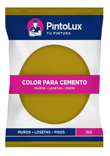 Color Para Cemento Pintolux 1 Kg, 10 Colores