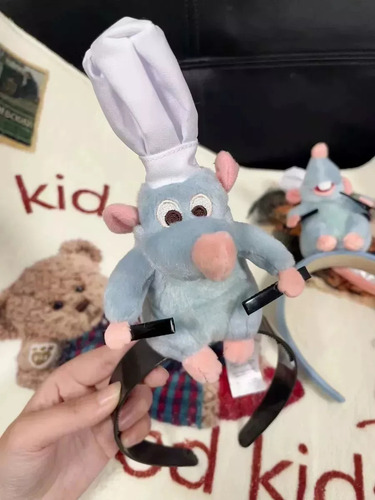 Diademas Ratatouille + Capibara, Tarjetas Para El Pelo