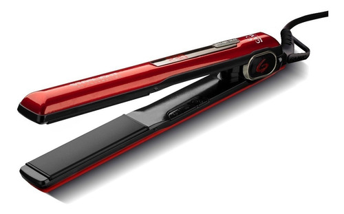 Imagen 2 de 3 de Planchita de pelo GA.MA Italy Starlight IHT Digital Tourmaline roja y negra 110V/240V