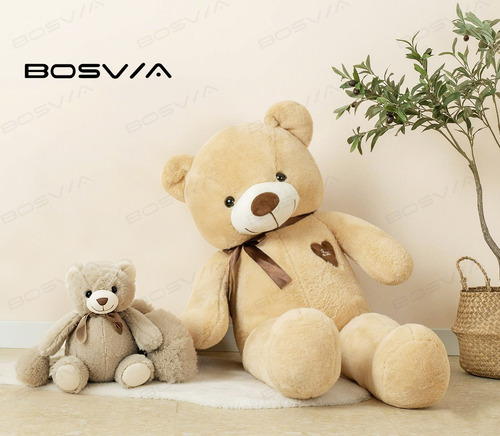 Urso De Pelúcia Gigante Brinquedo Presente Para Meninas 1.1m
