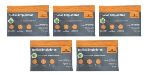 Toallas Limpiadoras Para Tv/monitores Perfect Choice 5 Pzas