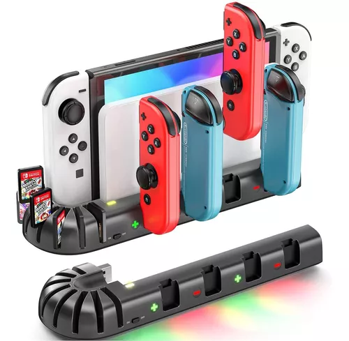 Ripley - CARGADOR PARA MANDOS DE NINTENDO SWITCH/OLED CARGADOR JOY CON