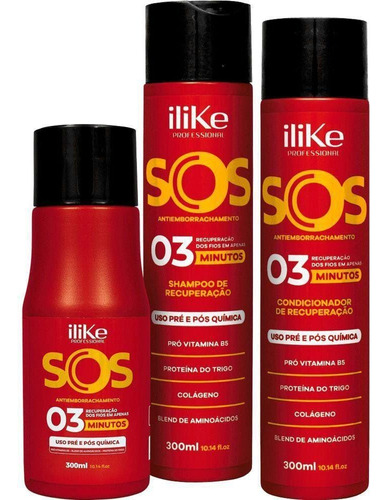 Ilike Sos Antiemborrachamento Kit - 03 Produtos