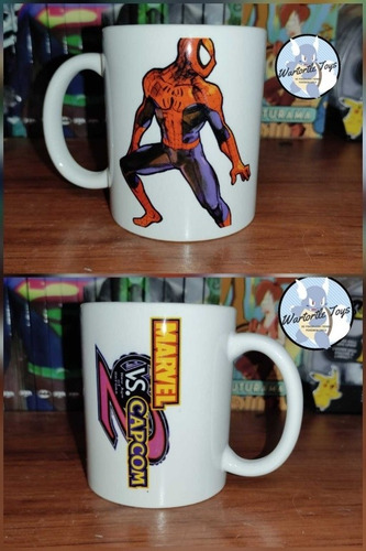 Taza Spiderman Marvel Vs Capcom