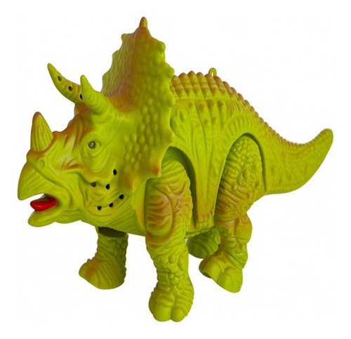 Juguete Dinosaurio Con Luz Sonido Y Camina 23*12*9cm Dn01 02 Personaje DN01 - Arrhinoceratops Brachyops