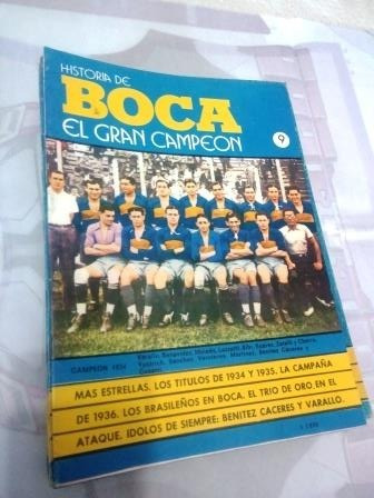 Historia De Boca El Gran Campeon 9 Campeon 1934 M. Bordon