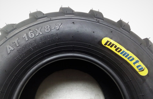 Imagen 4 de 6 de Llantas Atv Promoto 16x8-7 Fb110 No Usan Camara (2 Pzas)