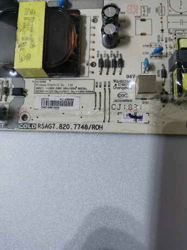 Imagen 2 de 3 de Fuente Hisense 55r6e Rsag7.820.7748/roh