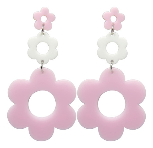 Pendientes Colgantes Con Forma De Flor Para Mujer, Con Forma