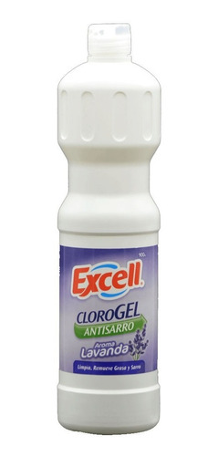 Cloro Gel - Anti Sarro - Excell - 900 Ml - Lavanda / Floral