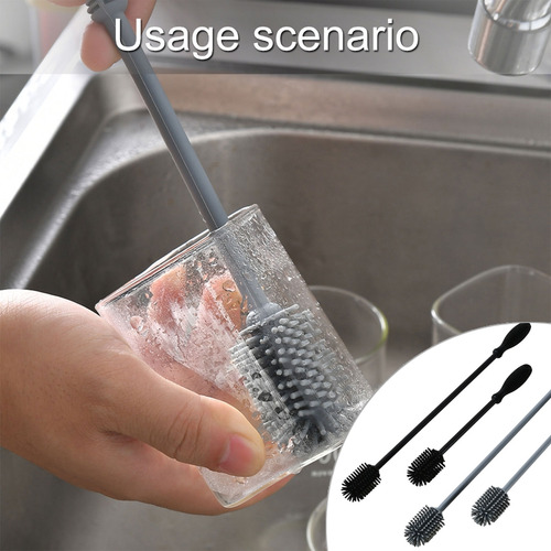 (bk-s) Cepillo Para Biberones Con Mango Largo Para Biberones