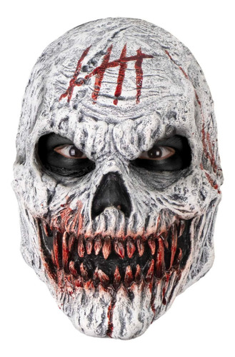 Máscara Latex Skull Fangs Gore Monster Monstruo Creepy