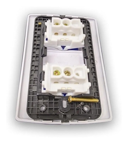 Imagen 2 de 2 de Plaqueta Sica Armada Blanca Con 2 Llaves Uni Xtreme Led