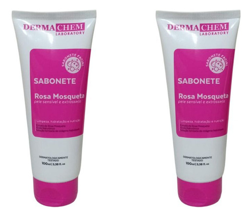 Sabonete Rosa Mosqueta Dermachem 100 Ml