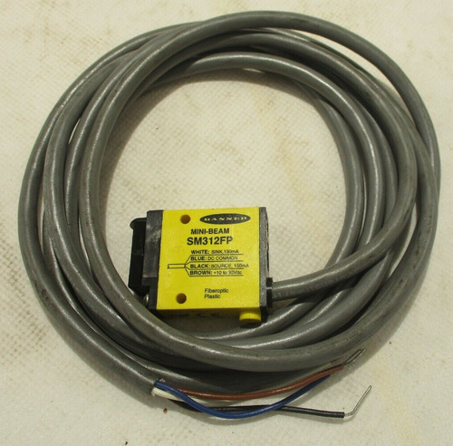New Banner Sm312fp Fiber Optic Sensor Ccg