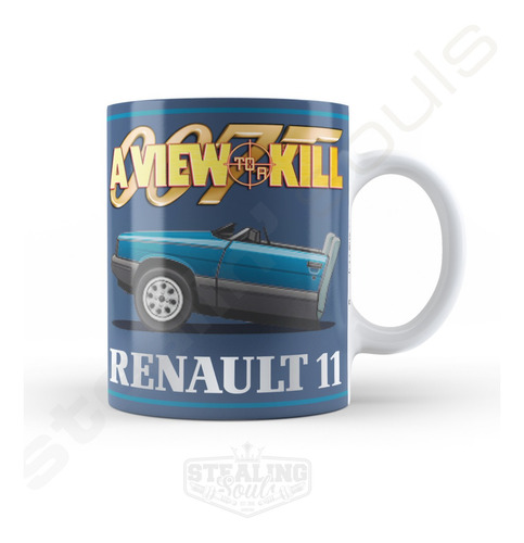 Taza | James Bond 007 | A View To A Kill | Renault 11 Txe