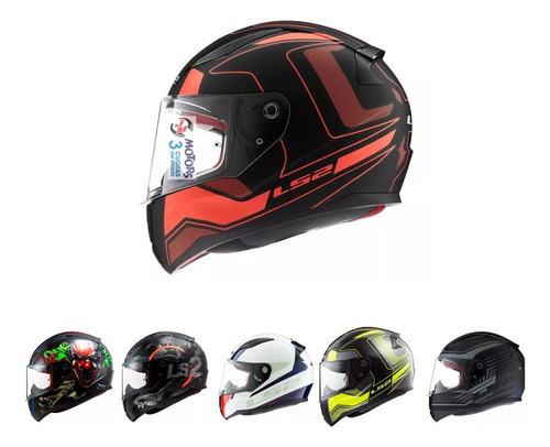 Jm Casco Moto Ls2 353 Carrera Kruise Driveway Circle Payaso