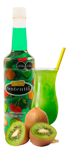 Jarabe Momentos Sabor Kiwi 750 Ml Tibiri Contentti.