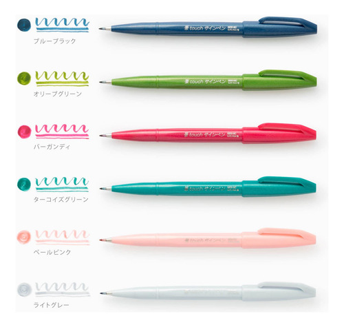 Bolígrafo De Punta Táctil Set De 6 Colores B