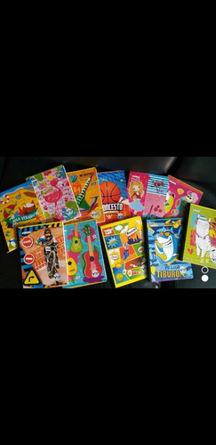 Cuadernos Cosidos, Grandes De 1 Linea. Docena 10$