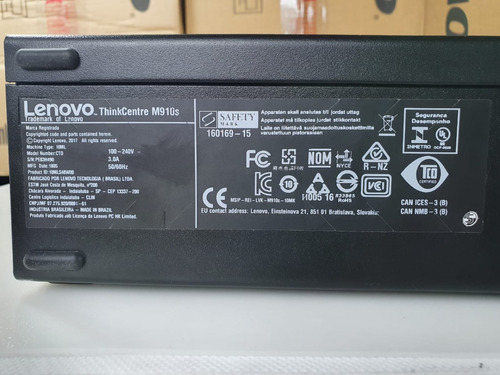 Imagem 4 de 6 de Cpu Lenovo M910s- I5-7ª Ger.+8gb +ssd 120gb