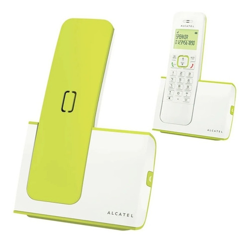 Teléfono Inalámbrico Alcatel G280 Blanco+ Verde+ Id+ Altavoz