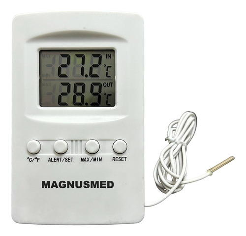 Termômetro Digital Máxima E Mínima P/ Geladeira Com Alarme