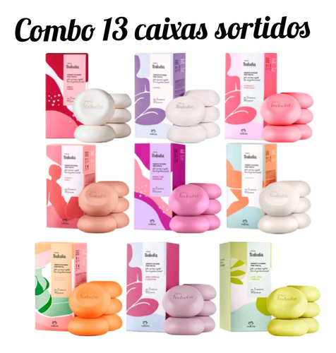 Kit 13 Caixa Sabonete Tododia Natura/promoção Imperdivel