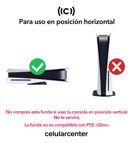 Funda De Protección Cubrepolvo Para Ps5 Play 5 Horizontal