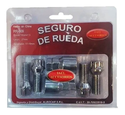 Tuercas Bulon Antirrobo Cromadas Rr009 Audi Coupe Maranello