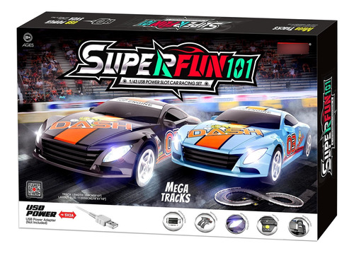 Joysway: Superfun 101-1/43 - Juego De Carreras De Coches Co.