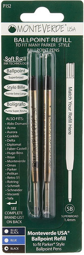 Recambio De Boligrafo Monteverde Para Boligrafos Parker, ...