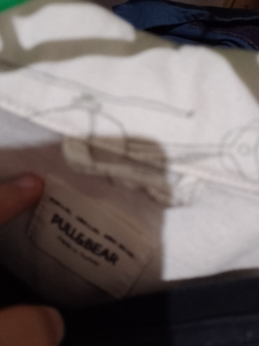 Campera Gabardina Pull & Bear Estampa Oversize Puma Adidas (Usado)