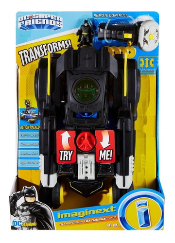 Imaginext Dc Batimovil Transformable A Control Remoto !