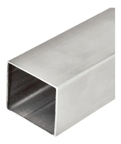 Caño Estructural Acero Inoxidable 100 X 100 X 2 Mm X 6 Mts