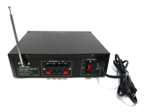 Amplificador Perifoneo American Sound 60w Usb Sd Mp3 Pa62ru