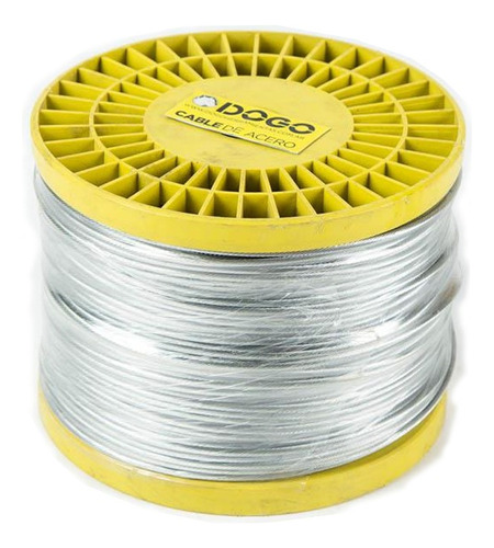 Cable De Acero Galvanizado 6 Mm Rollo X 100 Mts 6x19 Dogo