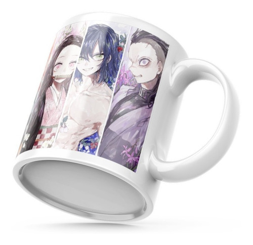 Taza Cafe Demon Slayer Personajes Principales Anime 11 Oz
