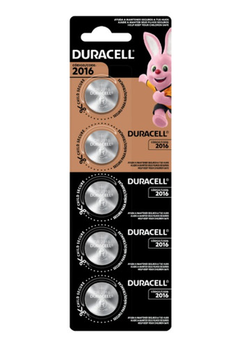 Blíster 5 Batería De Litio 3v 2016 Duracell Somos Tienda