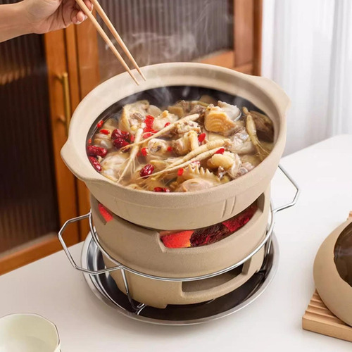 Estufa De Carbón Para Barbacoa, Estufa Compacta Antigua L