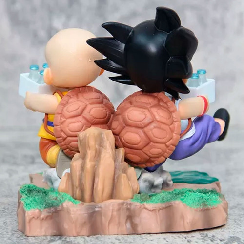 Figura Dragon Ball Goku Y Krillin Reparto De Leche