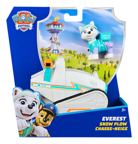 Paw Patrol Vehículo 16 Cm Con Figura - Spin Master Color Everest