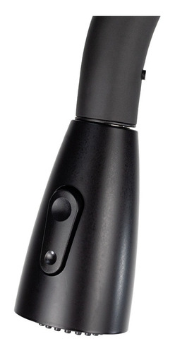 Cnx Mezcladora Flexible Monomando Para Fregadero Negro