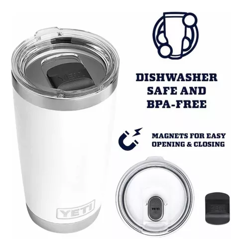 Termo Yeti 20 Oz Con Tapa Magslider Original - Grabado Láser